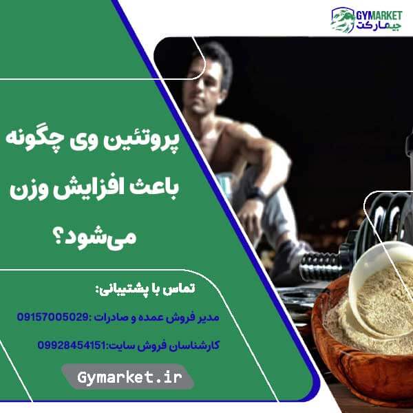 پروتئین وی چگونه باعث افزایش وزن می‌شود؟